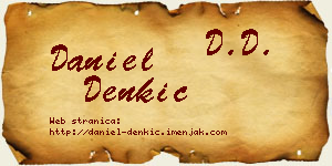 Daniel Denkić vizit kartica